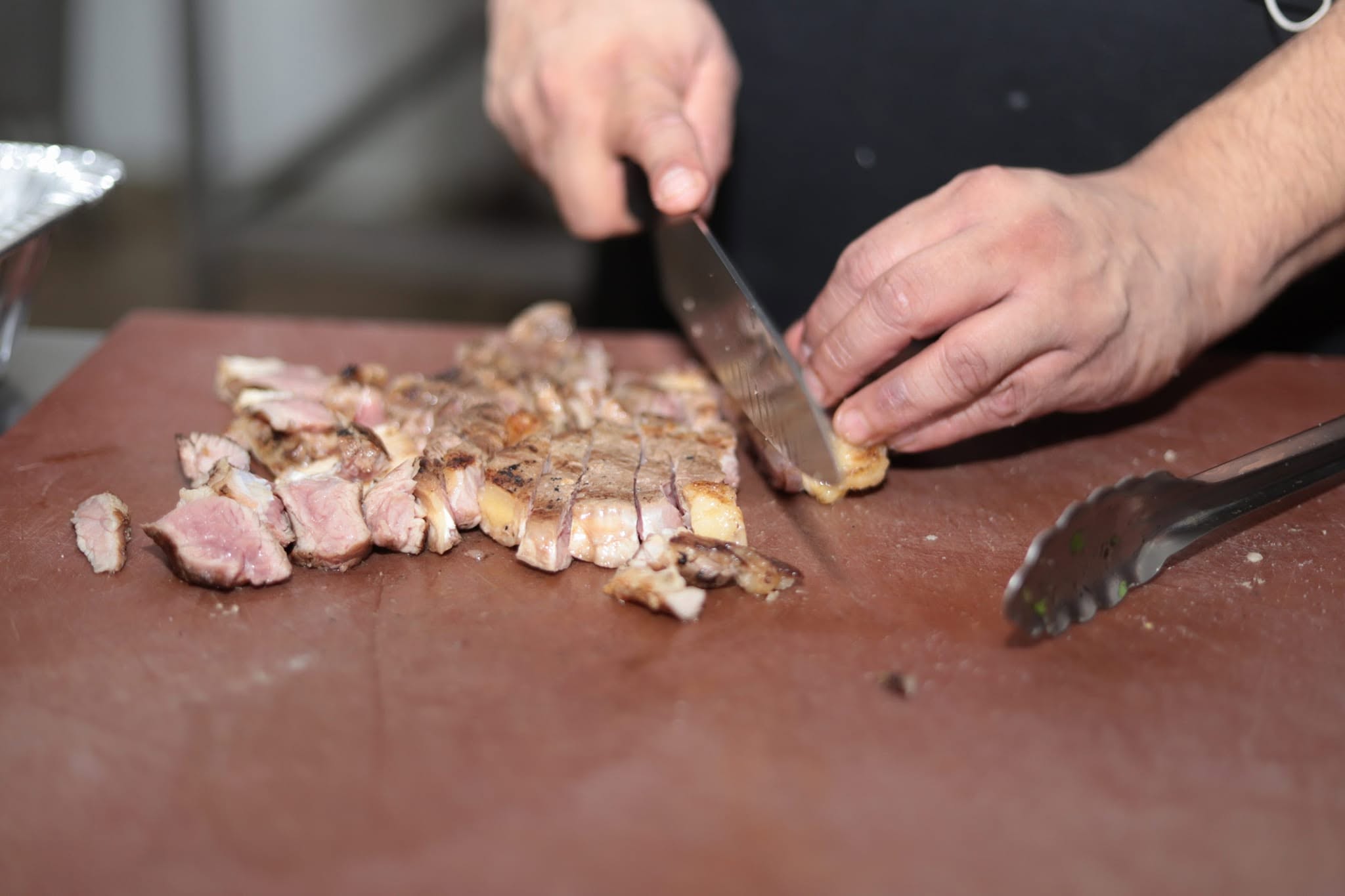 Carne asada cortada al momento